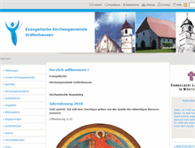 Tablet Screenshot of graefenhausen-evangelisch.de